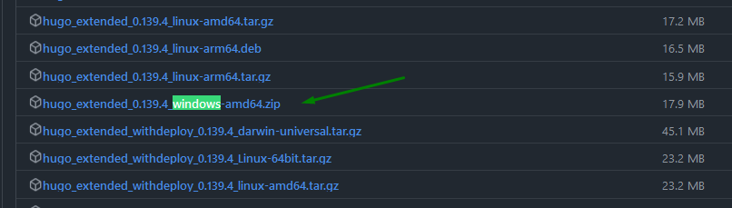 Download Hugo Version